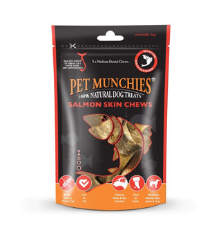 Pet Munchies Dog Treats Salmon Chew Medium