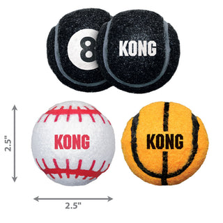 Kong Sport Balls 3 Pack Medium