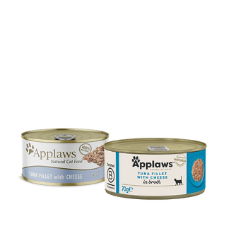 Applaws Natural Cat Food Tin Tuna Fillet With Cheese