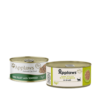 Applaws Natural Cat Food Tin Tuna Fillet With Seaweed