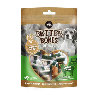 Zeus Better Bones Lamb & Mint Flavour Wrapped Bones