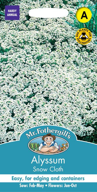 Mr Fothergills Alyssum Snow Cloth