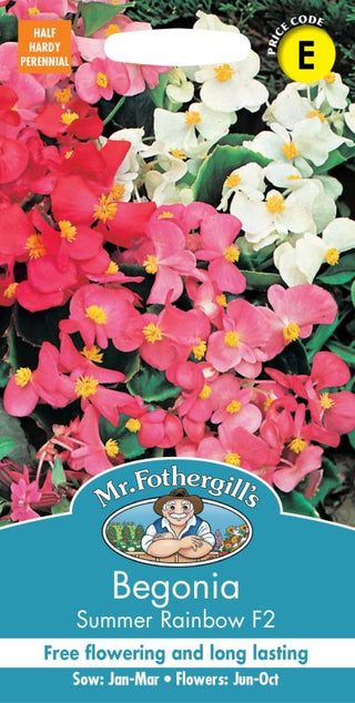 Mr Fothergills Begonia Summer Rainbow F2