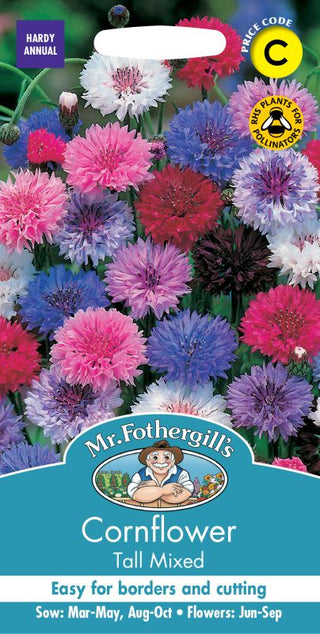 Mr Fothergills Cornflower Tall Mixed