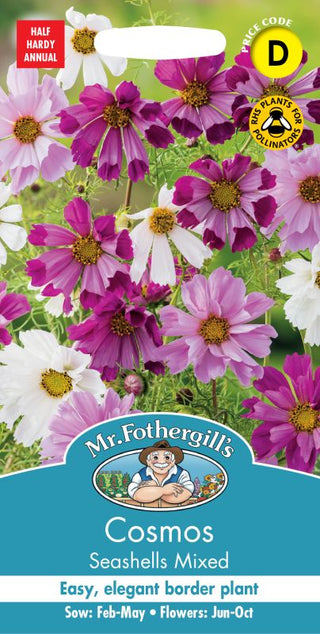 Mr Fothergills Cosmos Seashells Mixed