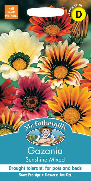 Mr Fothergills Gazania Sunshine Mixed