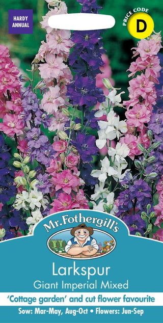 Mr Fothergills Larkspur Giant Imperial Mixed