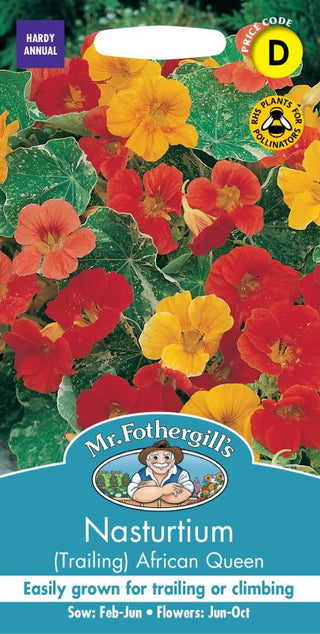 Mr Fothergills Nasturtium (trailing) African Queen