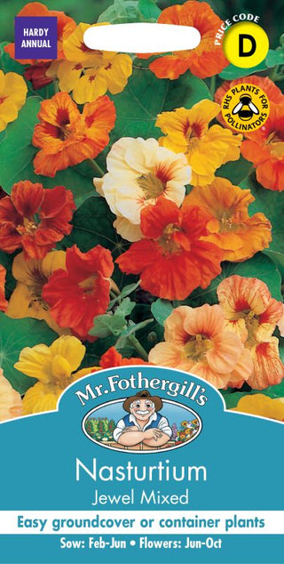 Mr Fothergills Nasturtium Jewel Mixed