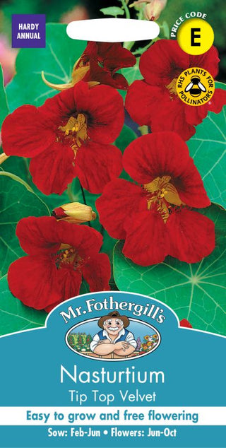 Mr Fothergills Nasturtium Tip Top Velvet