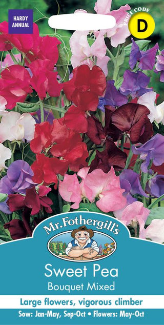 Mr Fothergills Sweet Pea Bouquet Mixed