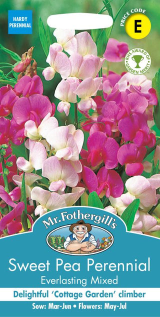 Mr Fothergills Sweet Pea Perennial Everlasting Mixed