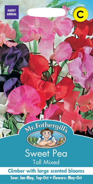 Mr Fothergills Sweet Pea Tall Mixed