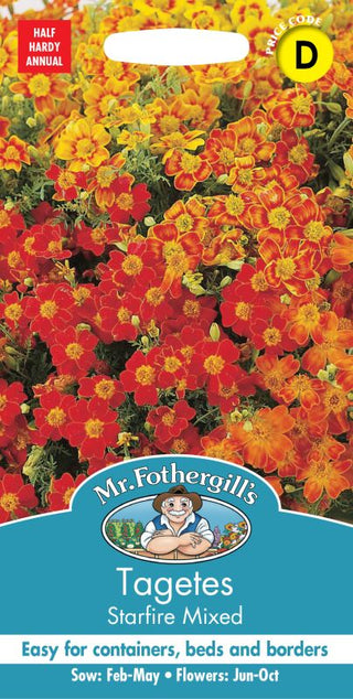 Mr Fothergills Tagetes Starfire Mixed