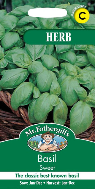 Mr Fothergills Herb Basil Sweet