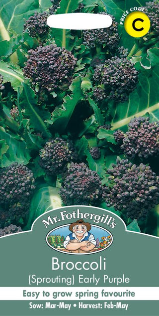 Mr Fothergills Broccoli (sprouting) Early Purple