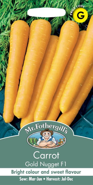 Mr Fothergills Carrot Gold Nugget F1