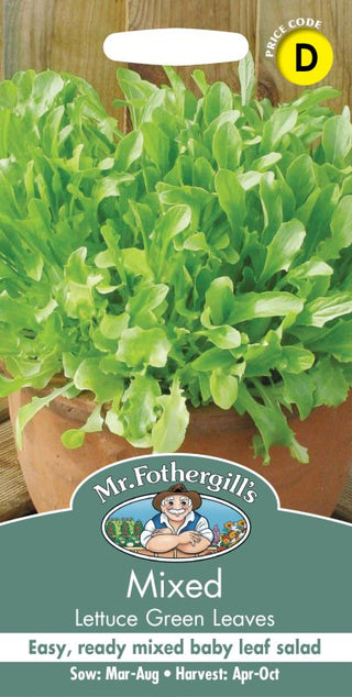 Mr Fothergills Contained Mixed Lettuce Green Leaves