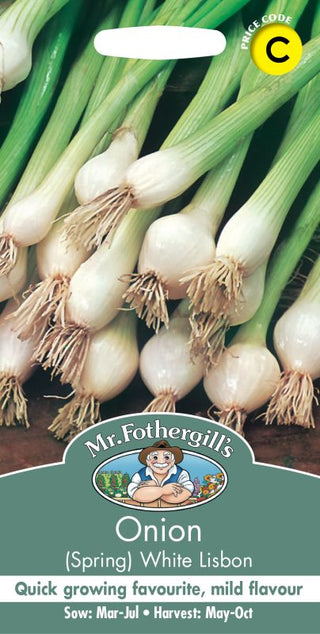 Mr Fothergills Onion (spring ) White Lisbon Winter Hardy