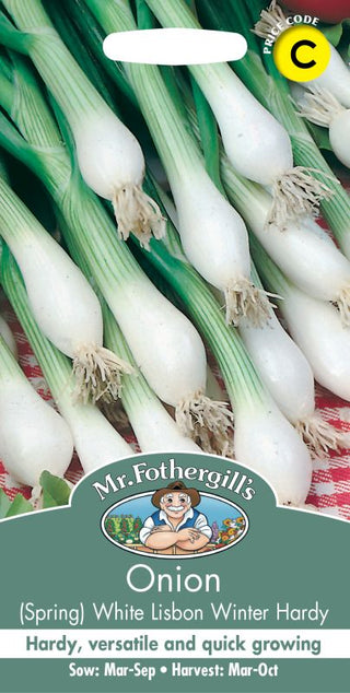 Mr Fothergills Onion (spring) White Lisbon