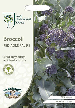 Mr Fothergills Rhs Broccoli Red Admiral F1