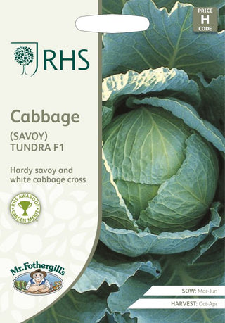 Mr Fothergills Rhs Cabbage (savoy) Tundra F1