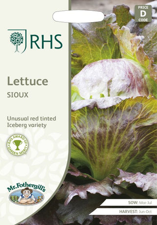 Mr Fothergills Rhs Lettuce Sioux (crisphead)