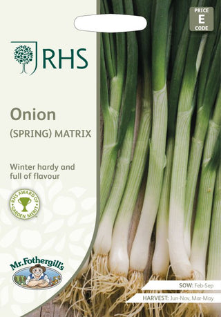 Mr Fothergills Rhs Onion (spring) Matrix