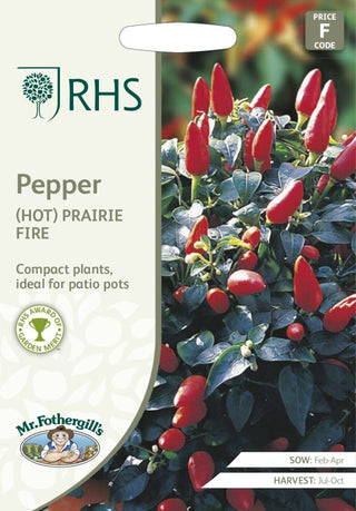 Mr Fothergills Rhs Pepper (hot) Prairie Fire