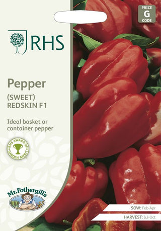 Mr Fothergills Rhs Pepper (sweet) Redskin F1