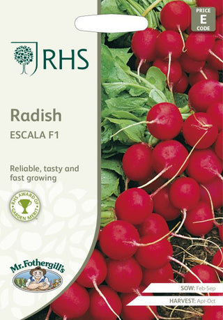 Mr Fothergills Rhs Radish Escala F1