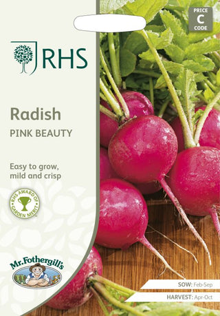 Mr Fothergills Rhs Radish Pink Beauty