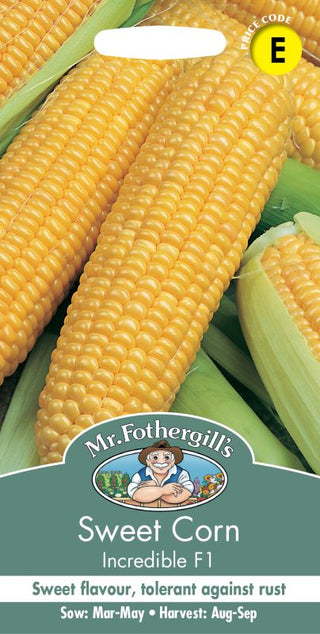 Mr Fothergills Sweet Corn Incredible F1