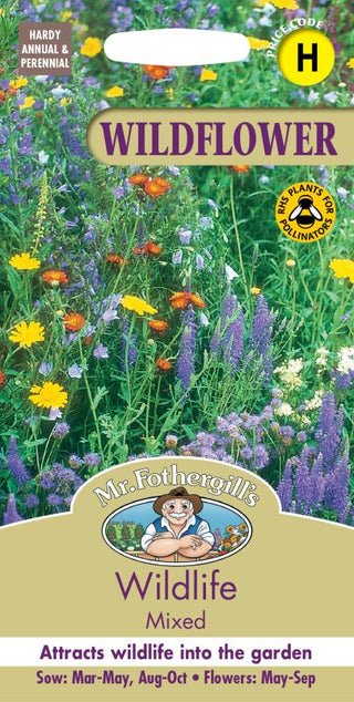 Mr Fothergills Wildflower Garden Wf Wildlife Mixture