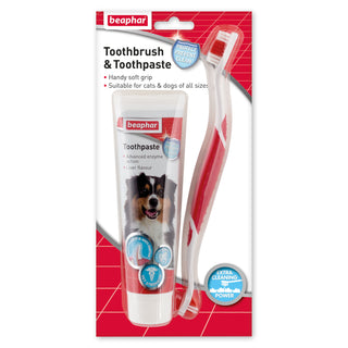 Beaphar Toothbrush & Toothpaste