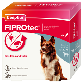 Beaphar FIPROtec Spot-On for Medium Dogs