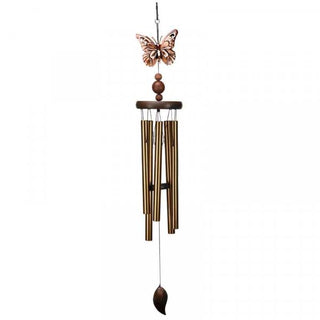 Smart Bronze Butterfly Windchime