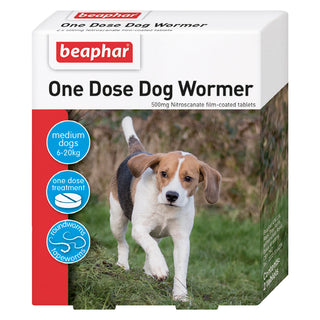 Beaphar One Dose Medium Dog Wormer