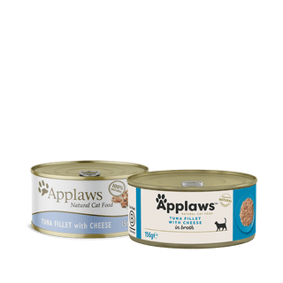 Applaws Natural Cat Food Tin Tuna Fillet With Cheese