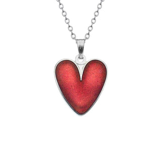 Necklace - Heart Red