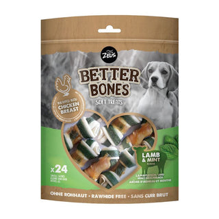 Zeus Better Bones Lamb & Mint Flavour Wrapped Bones