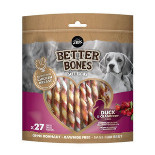 Zeus Better Bones Duck & Cranberry Flavour Twists