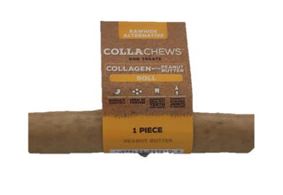 Collachew 6'' Collagen Roll - Peanut Butter