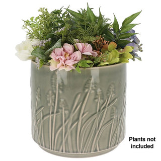 Deco Glaze Planter Wheat