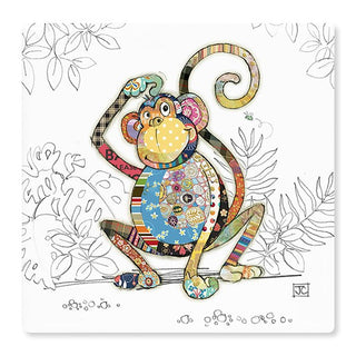 Jd Bug Art Coaster Monty Monkey