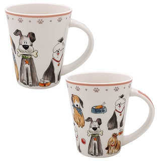 Faithful Friends Sitting Dog Mug