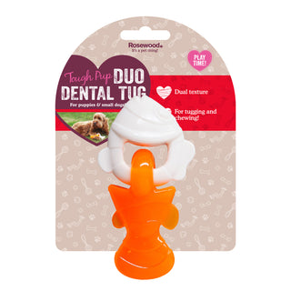 Rosewood Tough Pup Duo Dental Tug Fish