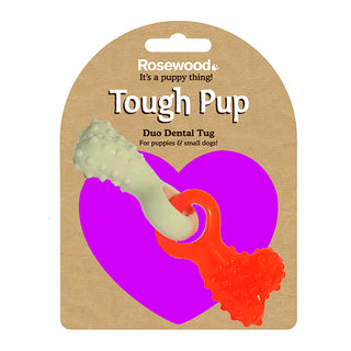 Rosewood Tough Pup Duo Dental Tug Bone