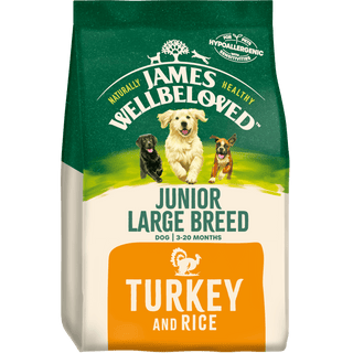 James Wellbeloved Junior Large Breed Turkey & Rice