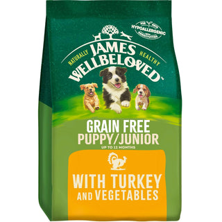 James Wellbeloved Grain Free Puppy / Junior Turkey & Veg